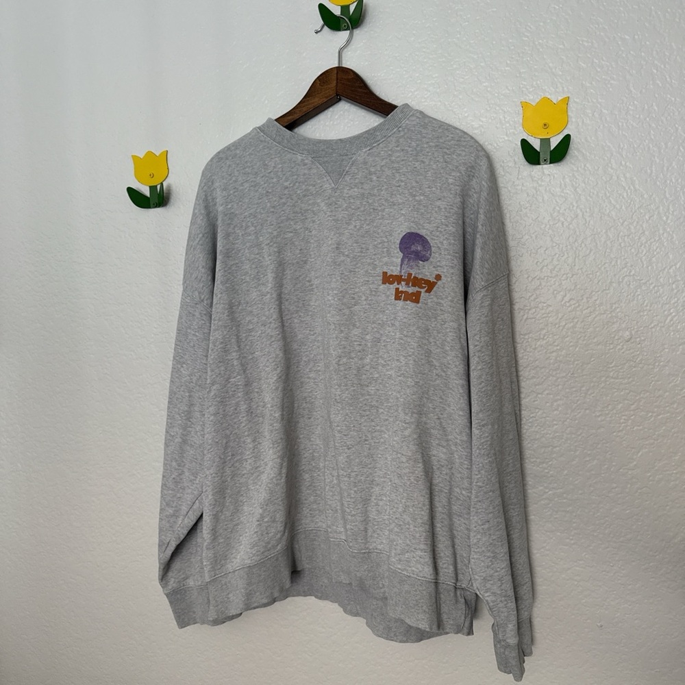 H&M Light Gray Oversized Sweatshirt